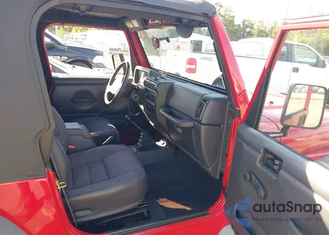 2002 Jeep Wrangler X z USA, uszkodzony, nr VIN 1J4FA39S32P775944